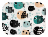 Sieťová plienka Black Turquoise 70x80