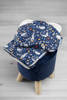 Sensillo set Minky-White Holiday Zoo Navy blue