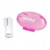 Zubná kefka Acacia Finger Toothbrush Pink Case